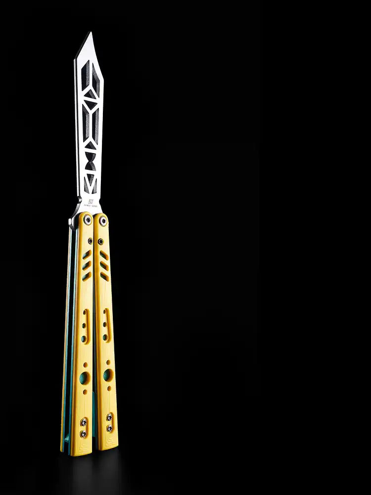 Armed Shark G10/Titanium REP Balisong Butterfly Trainer