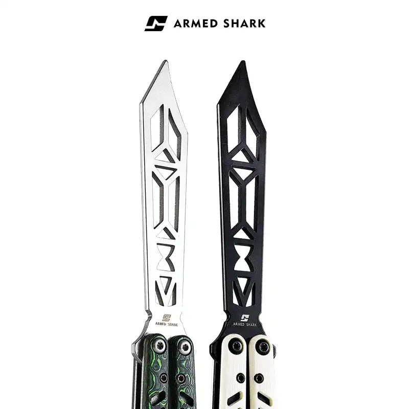 Armed Shark G10/Titanium REP Balisong Butterfly Trainer
