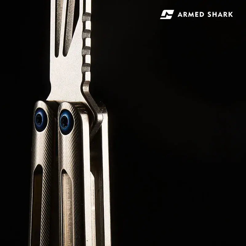 Armed Shark Balisong Tsunami Titanium Alloy Balisong Butterfly Trainer