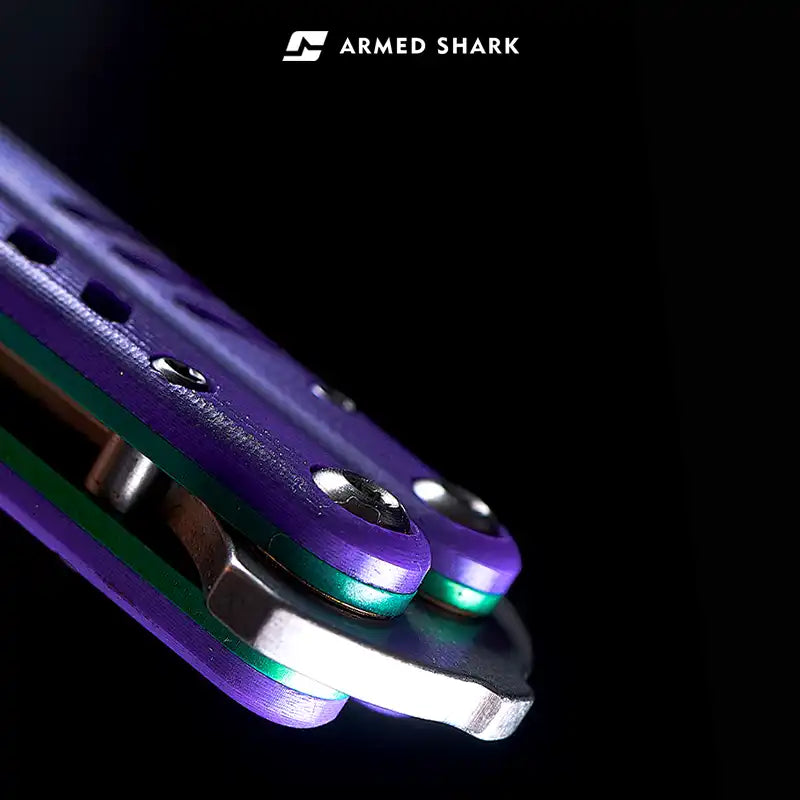 Armed Shark G10/Titanium REP Balisong Butterfly Trainer