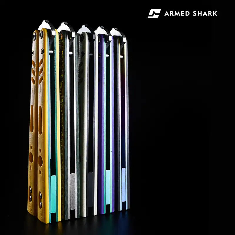 Armed Shark G10/Titanium REP Balisong Butterfly Trainer