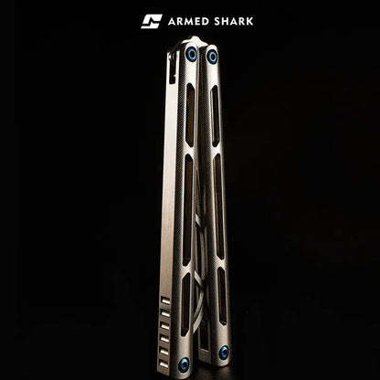 Armed Shark Balisong Tsunami Titanium Alloy Balisong Butterfly Trainer