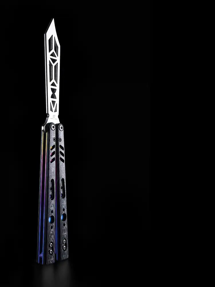 Armed Shark G10/Titanium REP Balisong Butterfly Trainer