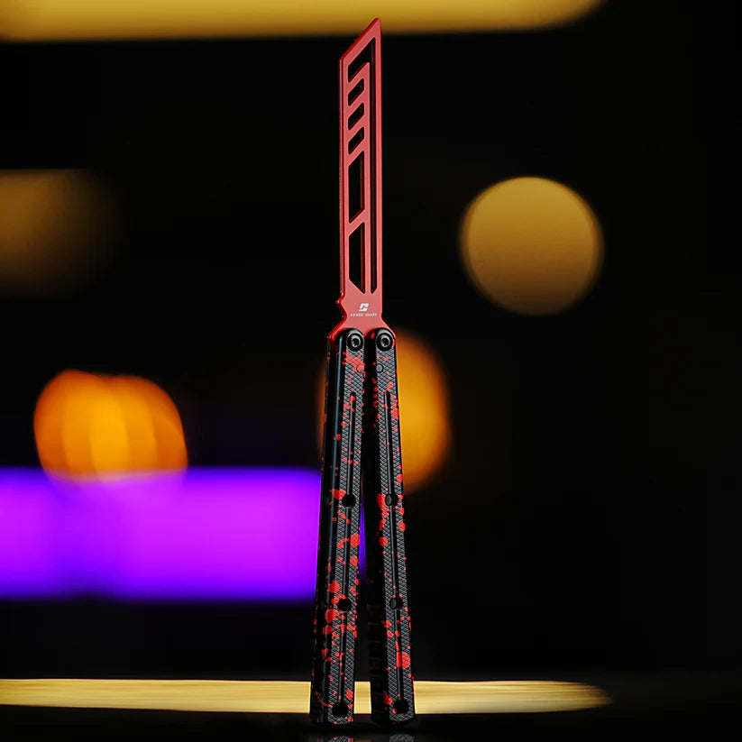 Armed Shark Ceramic Splash Edition Krake Raken trainer in black and red colorway