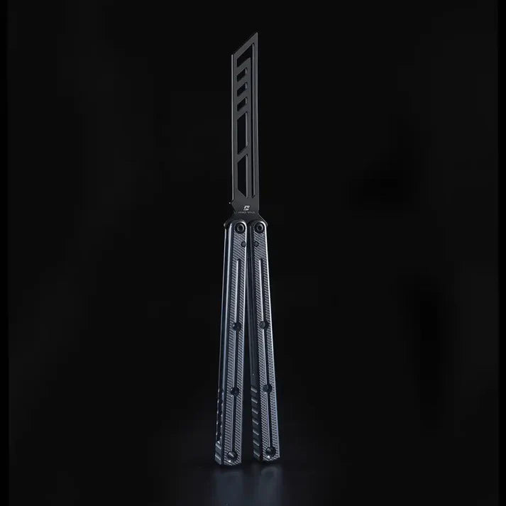 Armed Shark Krake Raken v3 balisong trainer Gun Gray D variant