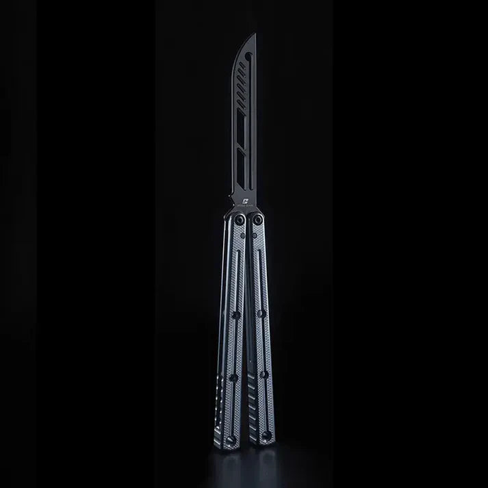 Armed Shark Krake Raken v3 balisong trainer Gun Gray T variant