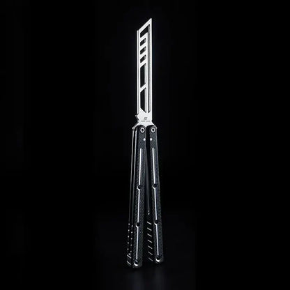 Armed Shark Krake Raken v3 balisong trainer Slot Black T variant