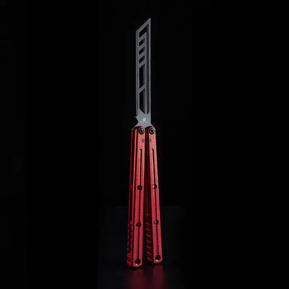 Armed Shark Krake Raken v3 balisong trainer Wine Red edition