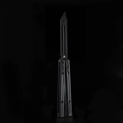 Armed Shark Squidtrainer V4 Butterfly Trainer in Full Black with 7075 Aluminum Handle