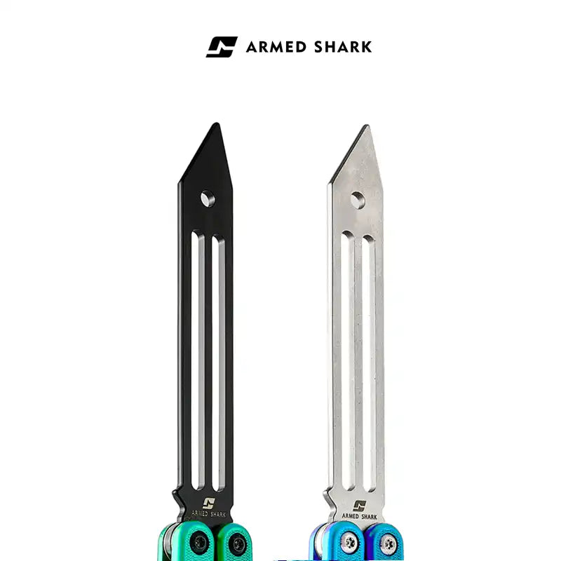 Armed Shark Squidtrainer V4 Trainer in Black and Silver Blade Color Options